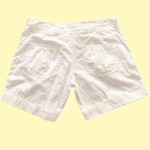 Roxy White Shorts Women's Size 5 - Picture 2 of 6